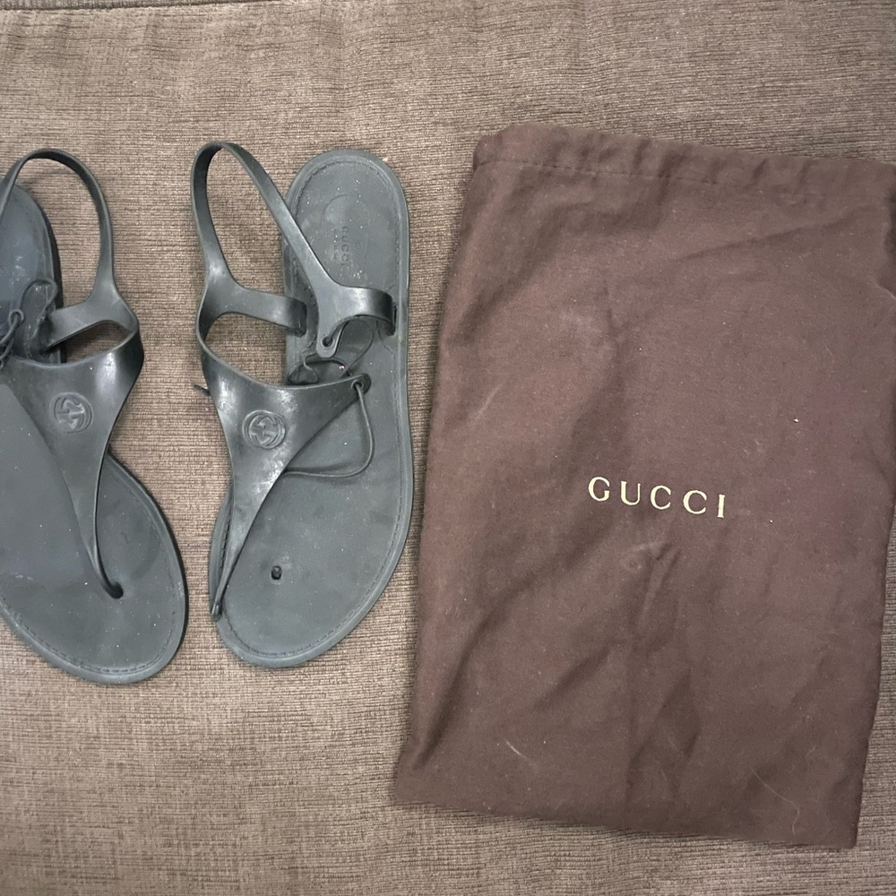 Gucci Black Women Sandals